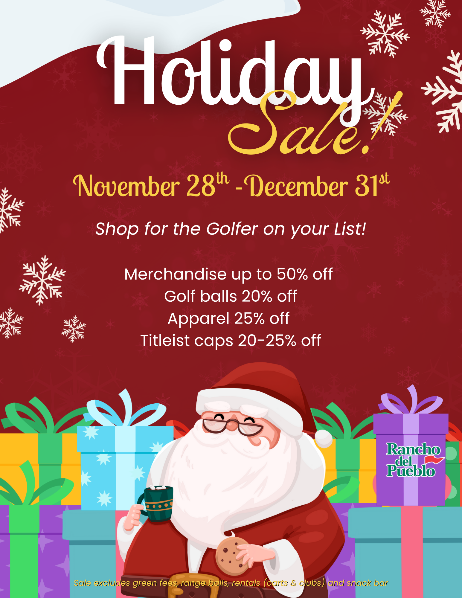 Rancho Holiday Sale